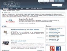 Tablet Screenshot of a4-freunde.com